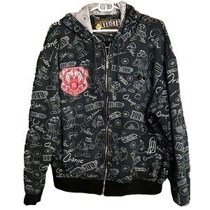 M & M's JH Design Hoodie All Over Print Hooded Jacket Unisex Size XL